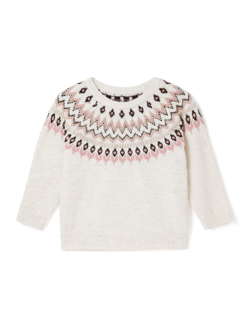 Rumi Girls Fairisle Knit Top Forever New