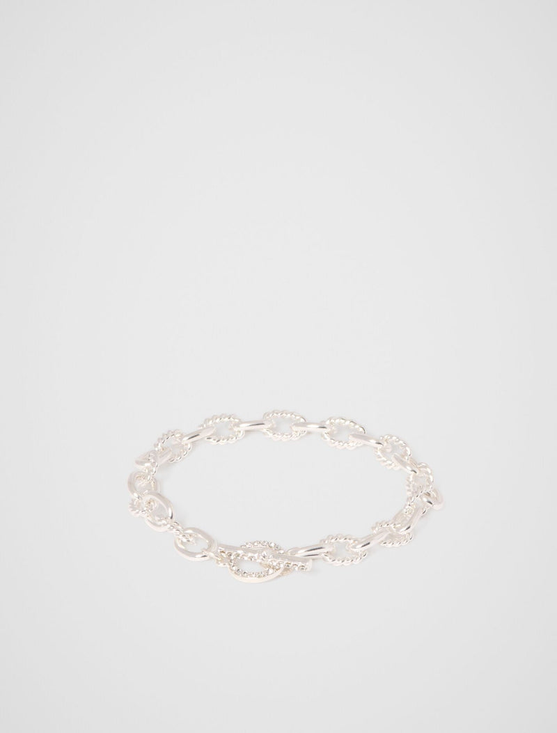 Talia T-Bar Bracelet 0 Silver Forever New