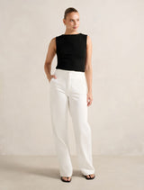 Frankie Boat Neck Tank Top Forever New