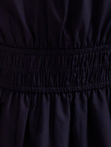 Mara Puff Sleeve Cotton Midi Dress