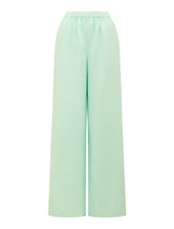 Ally Linen Elastic Wide Leg Pants Forever New