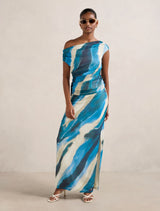 Mia Petite Mesh Maxi Skirt Forever New