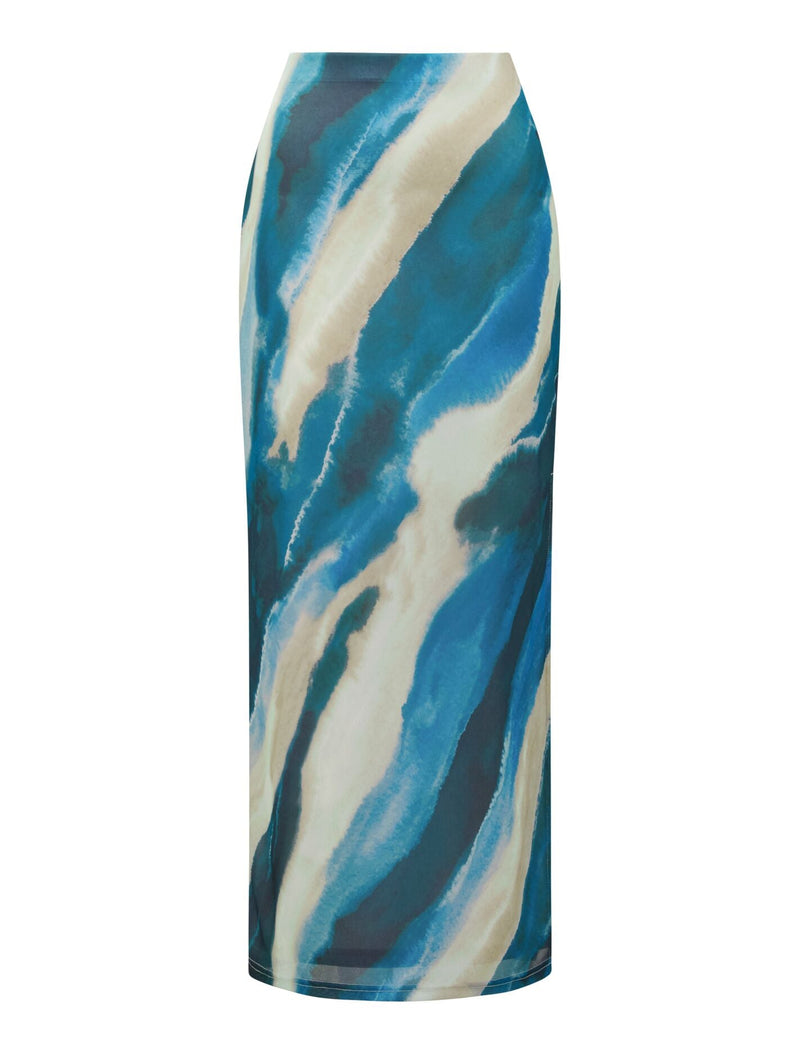 Mia Petite Mesh Maxi Skirt Forever New