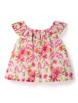 Pia Girls Ruffled Babydoll Top Forever New
