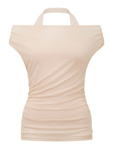 Aria Tipped Mesh Halter Top Forever New