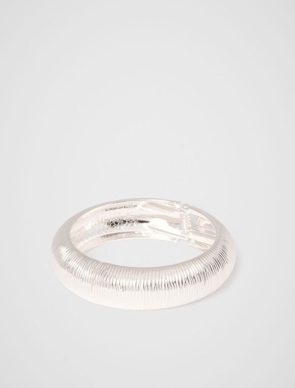 Collins Chunky Bangle 0 Silver Forever New