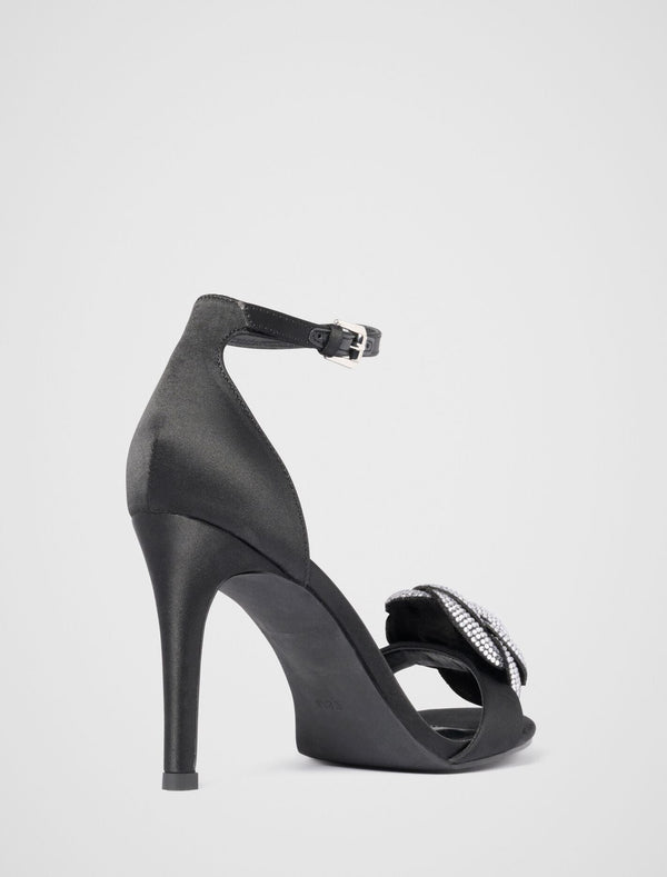 Joanna Jewelled Flower Sandal Heel Forever New