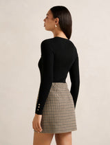 Aisha 2 In 1 Knit Mini Dress Forever New