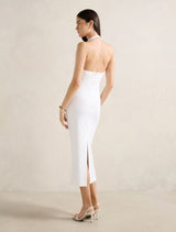 Georgie Halter Ruched Bodycon Dress Forever New