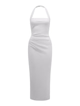 Georgie Halter Ruched Bodycon Dress Forever New