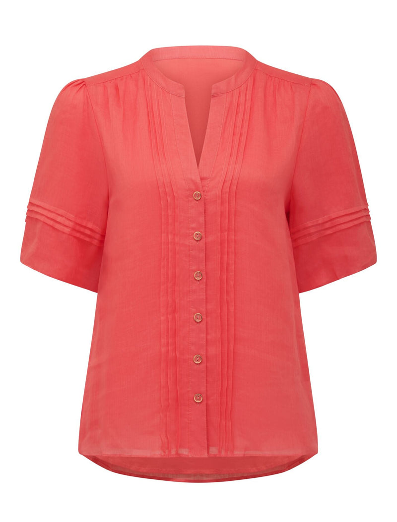 Mariella Pintuck Blouse Forever New