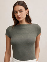 Andie Boat Neck Baby T-Shirt Forever New