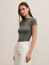 Andie Boat Neck Baby T-Shirt Forever New