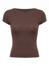 Andie Boat Neck Baby T-Shirt Forever New