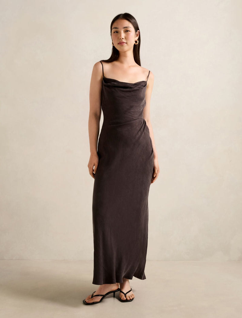 Zoe Cupro Midi Dress Forever New