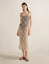 Sienna Sequin Crochet Cover Up