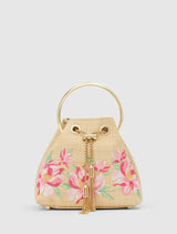 Tallulah Flower Metal Handle Clutch Forever New