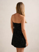 Elysia Sequin Mini Dress Forever New