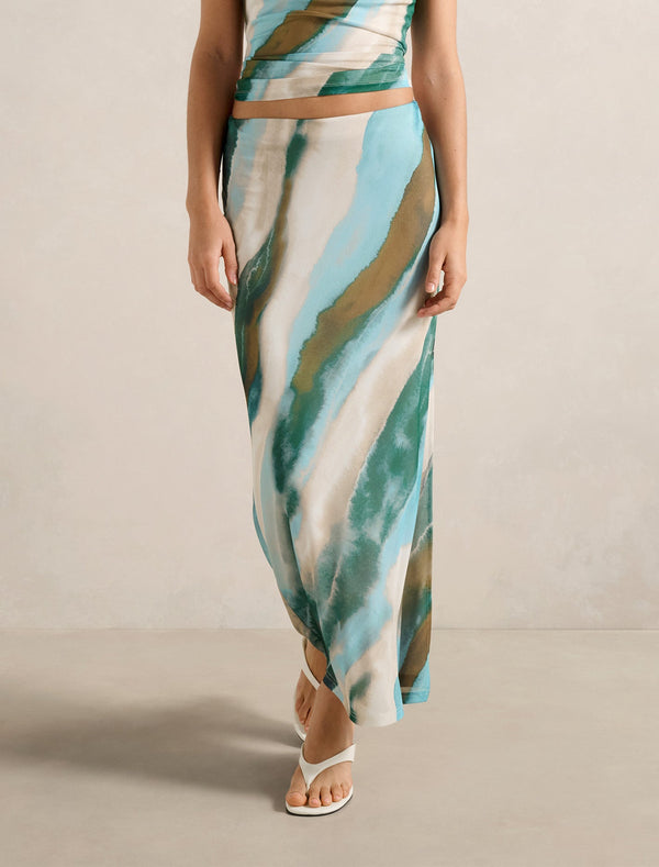 Mia Mesh Maxi Skirt Soft Maren Co-ord Forever New