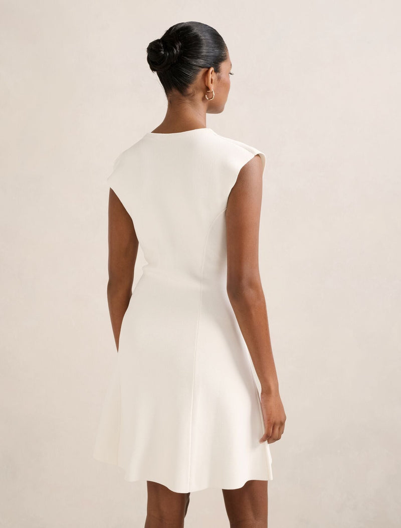 Katerina Petite Crepe Knit Mini Dress