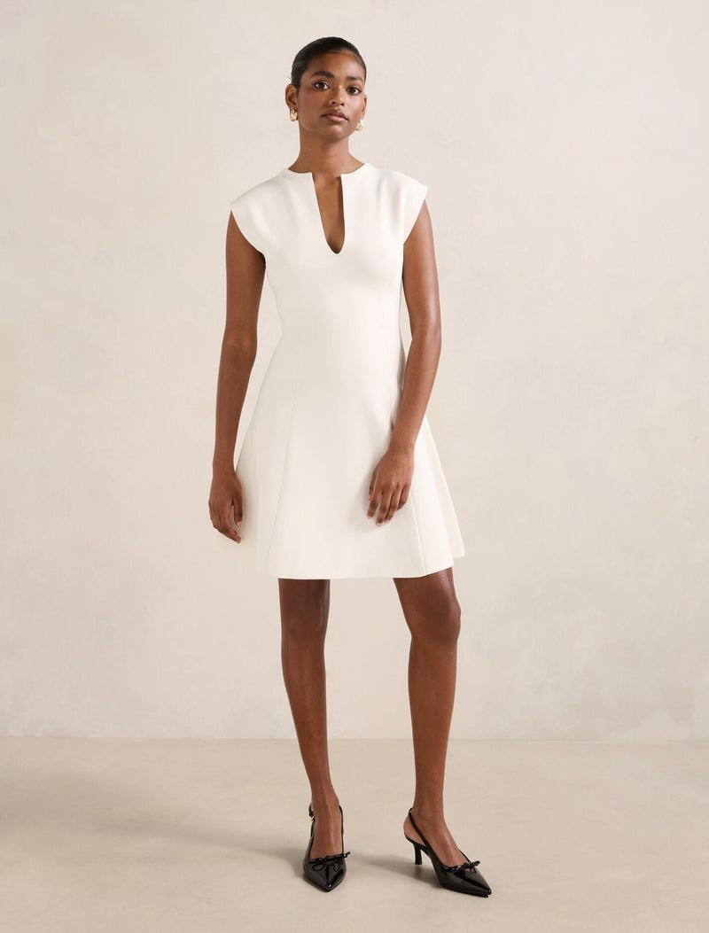 Katerina Petite Crepe Knit Mini Dress