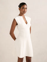 Katerina Petite Crepe Knit Mini Dress