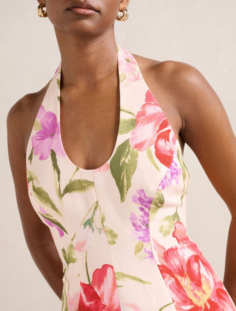 Esther Petite U-Neck Mini Dress