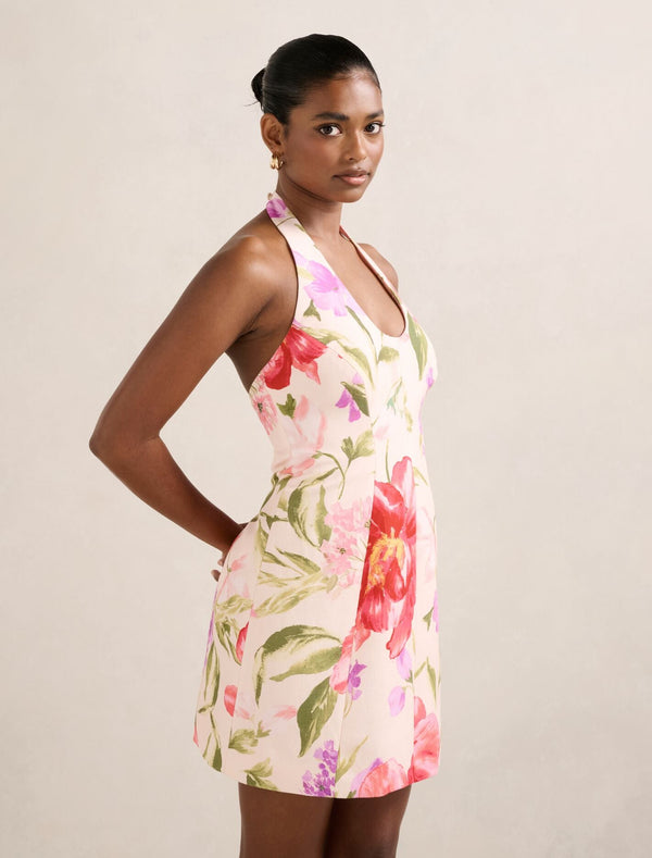 Esther Petite U-Neck Mini Dress