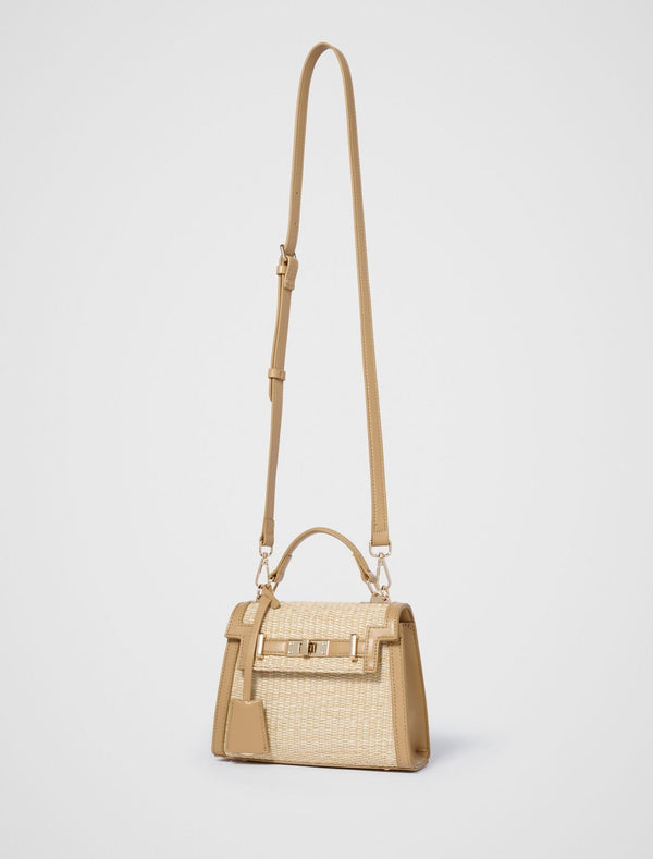Talia Woven Top Handle Bag Forever New