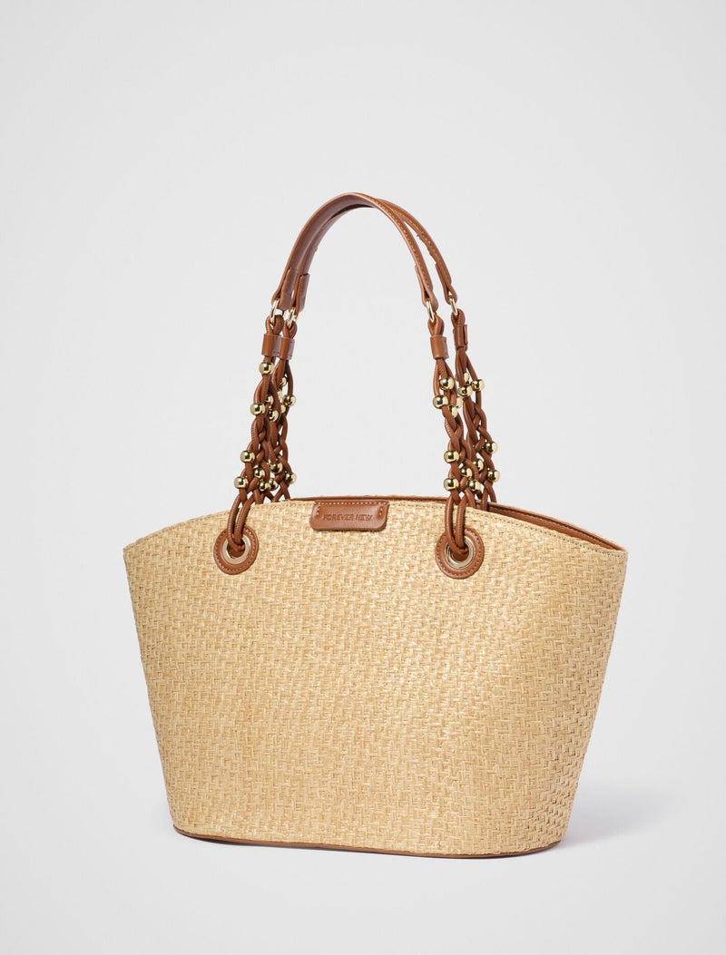 Aria Weave Tote Bag Forever New