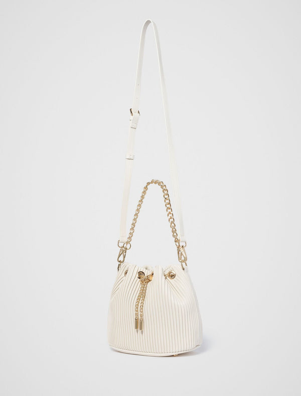 Dahlia Drawstring Pleat Bucket Bag Forever New