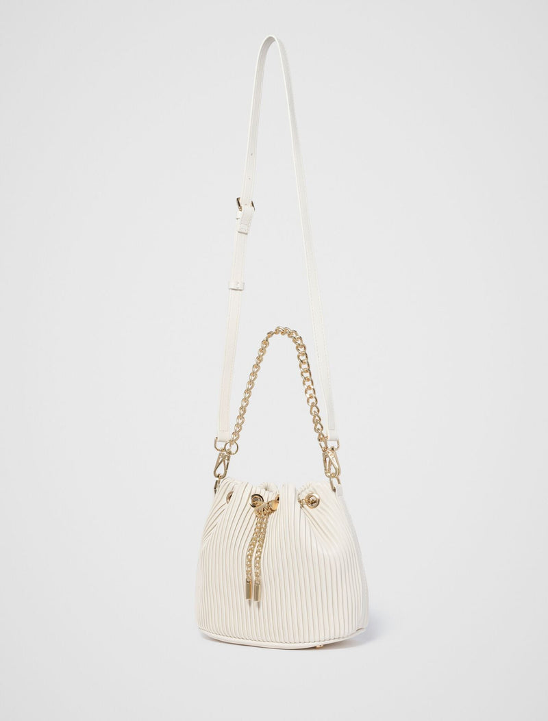 Dahlia Drawstring Pleat Bucket Bag Forever New