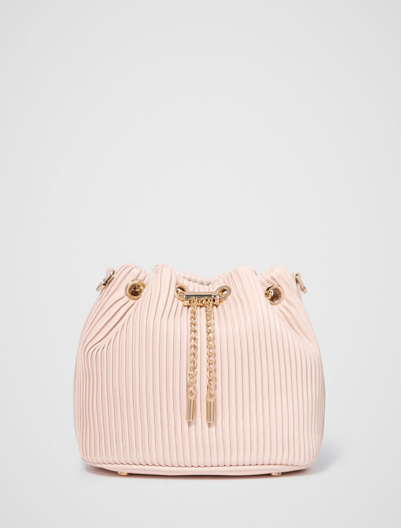 Dahlia Drawstring Pleat Bucket Bag Forever New