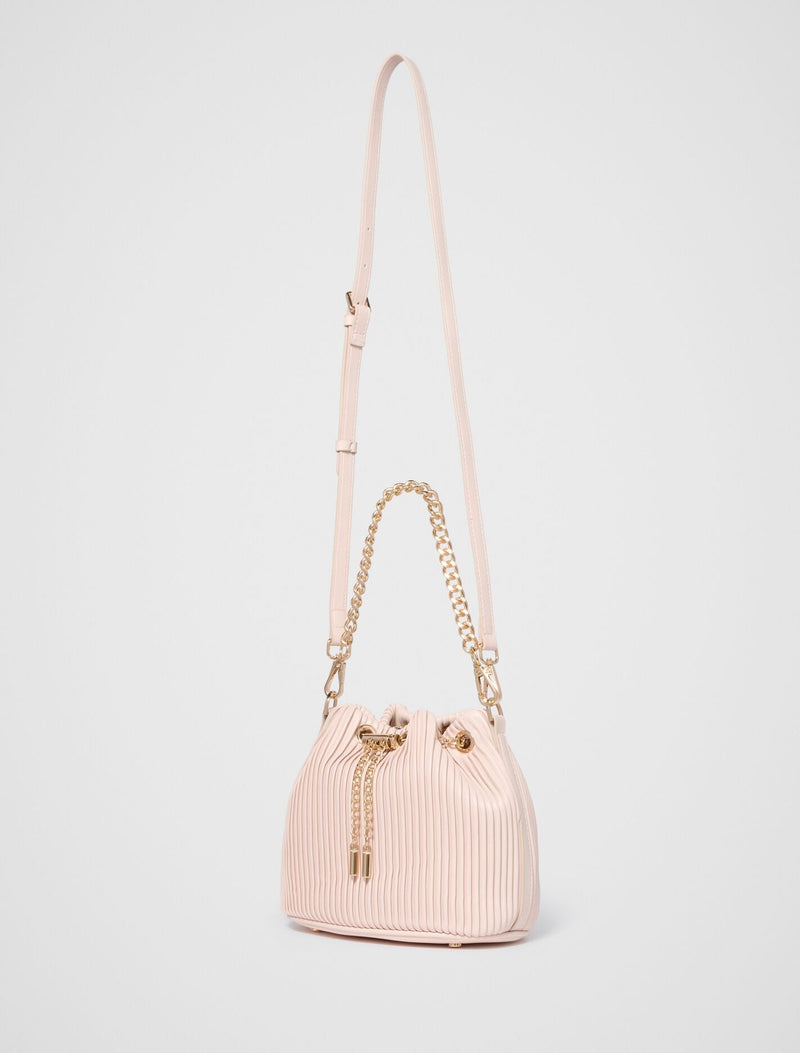 Dahlia Drawstring Pleat Bucket Bag Forever New