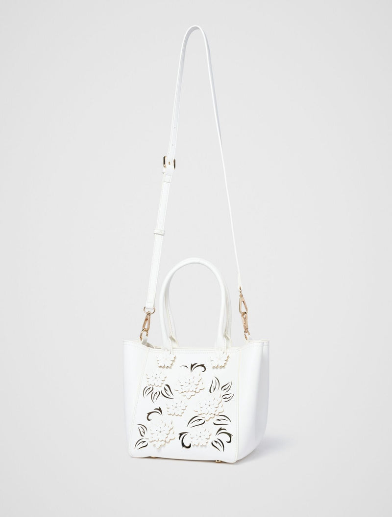 Clementine Cutout Floral Tote Bag Forever New