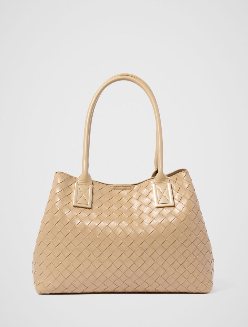 Ariana Weave Medium Tote Bag Forever New
