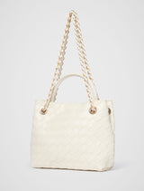 Lillian Weave Small Tote Bag Forever New