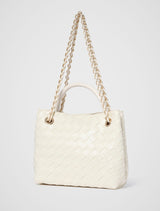 Lillian Weave Small Tote Bag Forever New