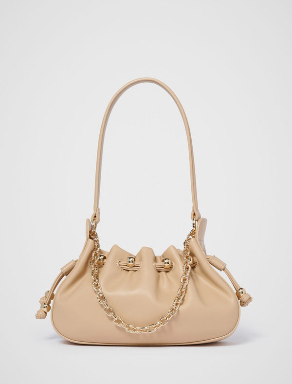 Dakota Drawstring Chain Bag 0 Sand Forever New