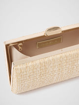 Helena Weave Hardcase Clutch Forever New