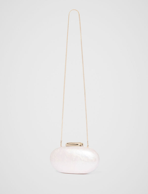 Patty Oval Pearl Hardcase Clutch Forever New