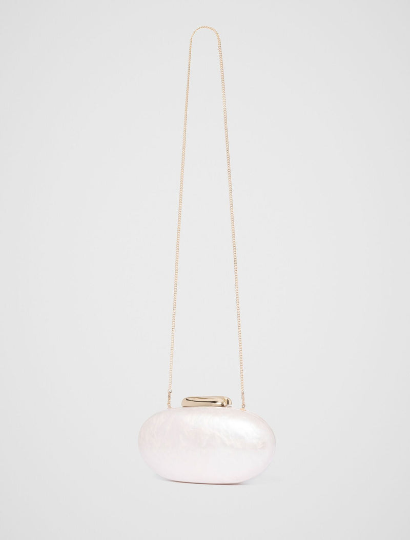 Patty Oval Pearl Hardcase Clutch Forever New