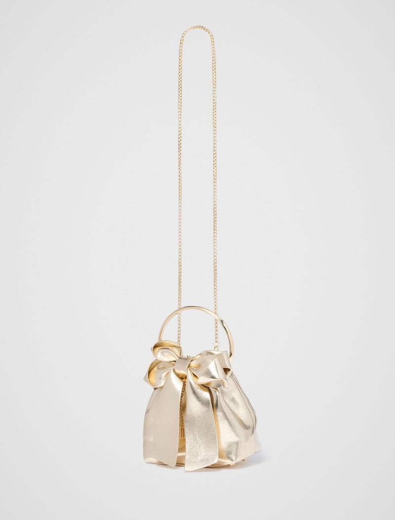 Petra Bow Metal Handle Clutch Forever New