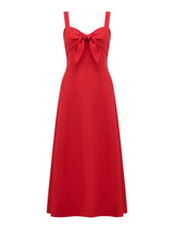 Kara Tie Front Linen Midi Dress Forever New