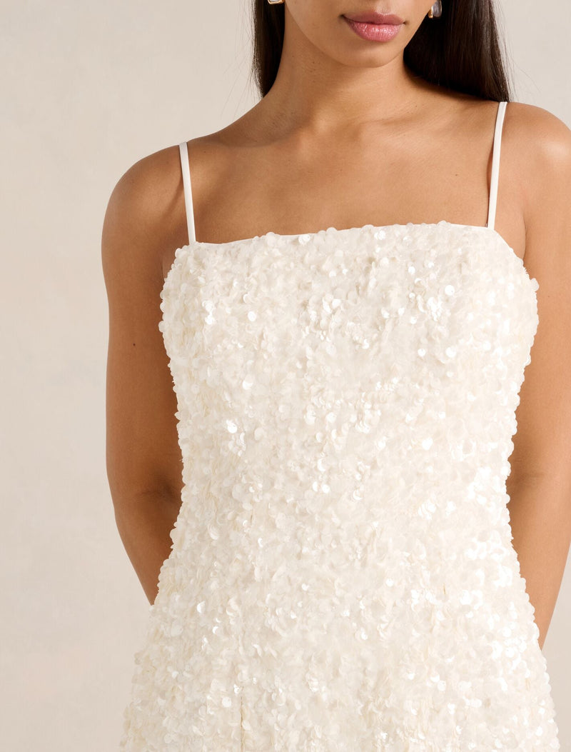 Kirby Sequin Mini Dress Forever New