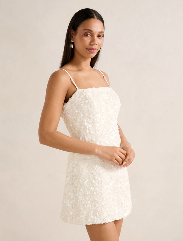 Kirby Sequin Mini Dress Forever New