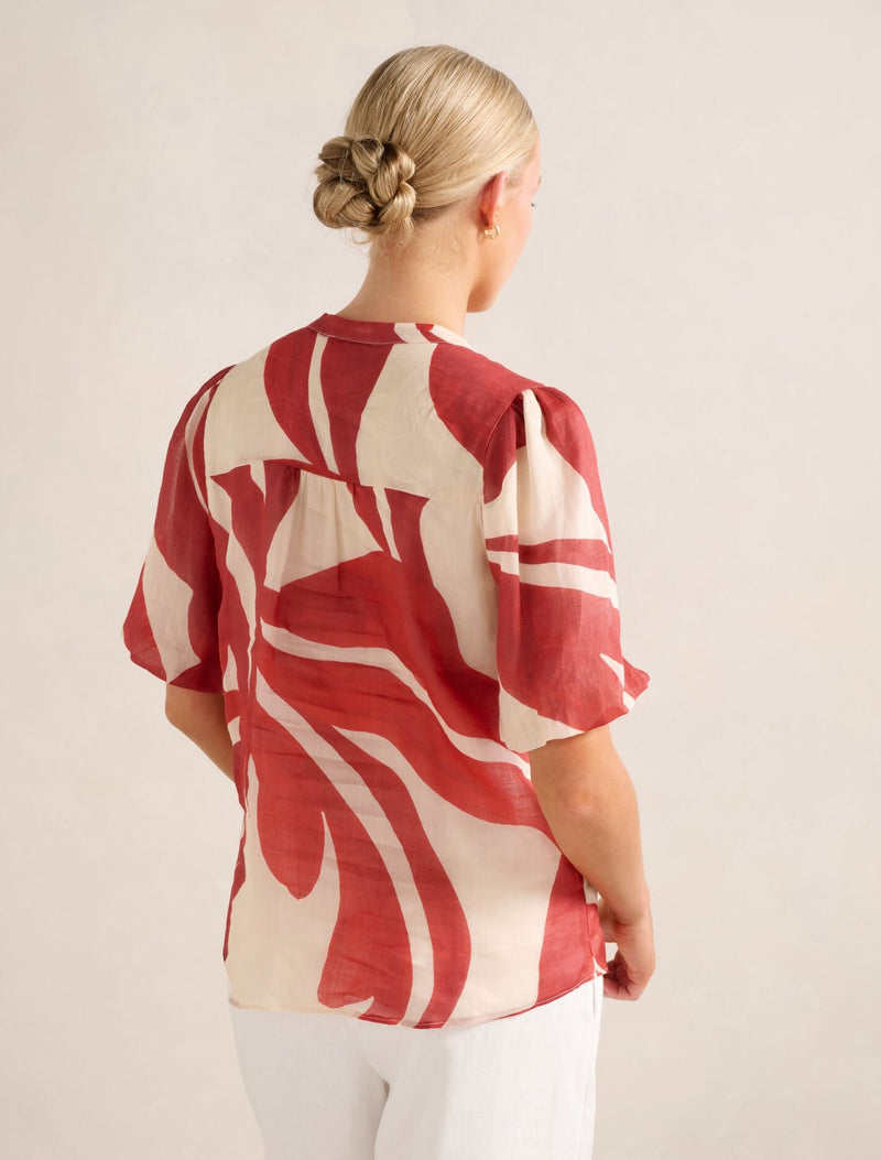 Bianca Puff Sleeve Blouse Forever New