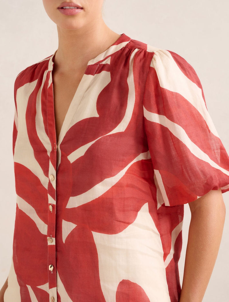 Bianca Puff Sleeve Blouse Forever New