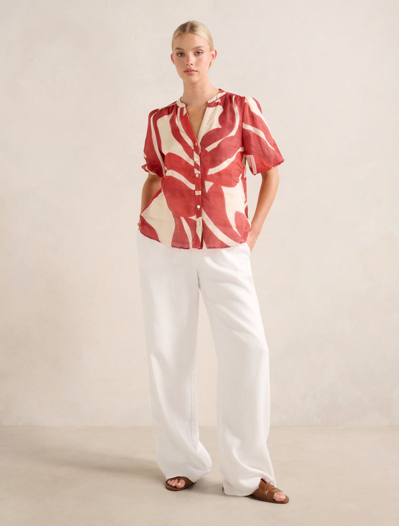 Bianca Puff Sleeve Blouse Forever New