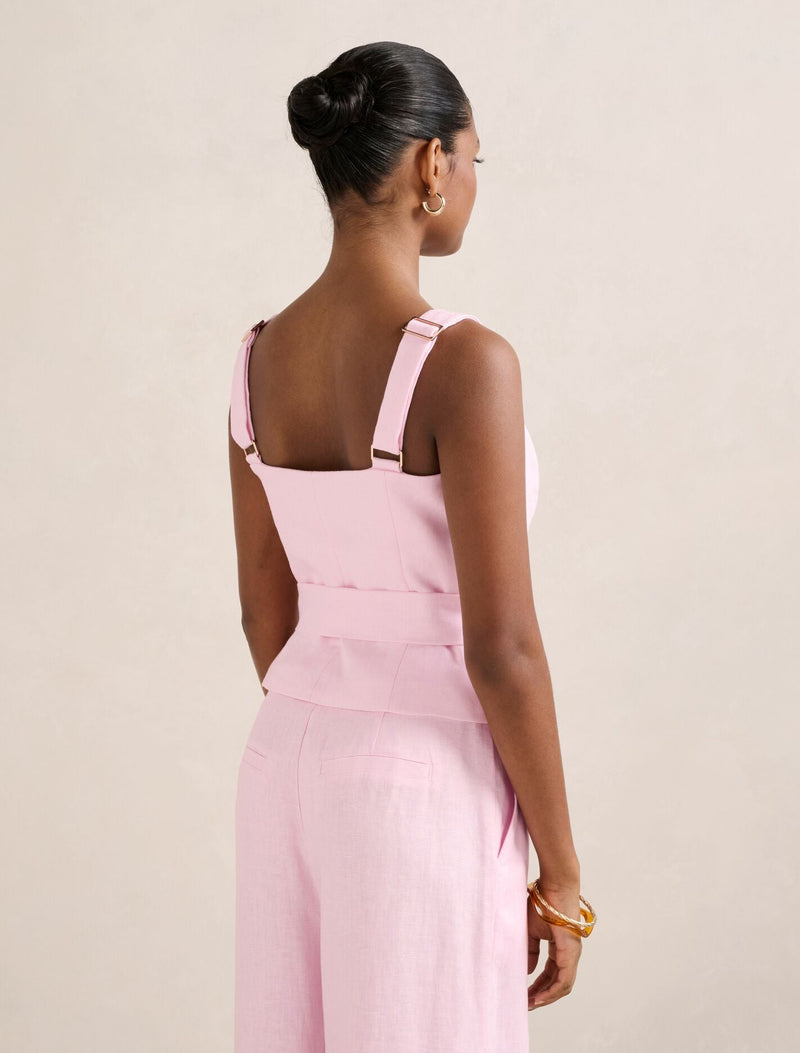 Posey Petite Halter Bustier Top